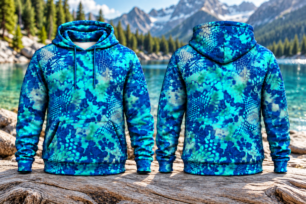 Pro Bundle Hat, Hoodie, & Bump Cap (Pontus Blue Camo)