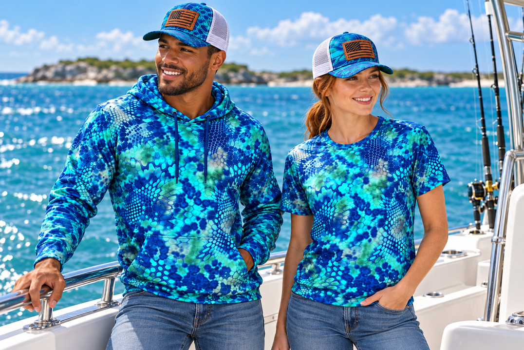Pontus Blue Camo Collection