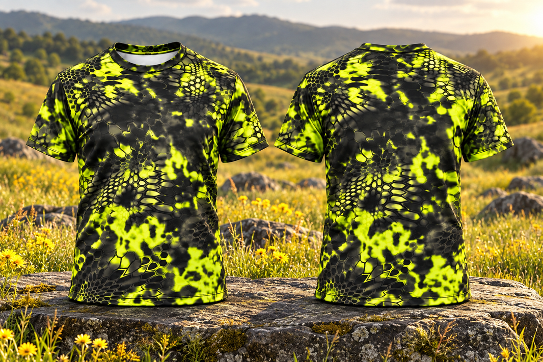 Hi Vis Lightning Camo Shirt