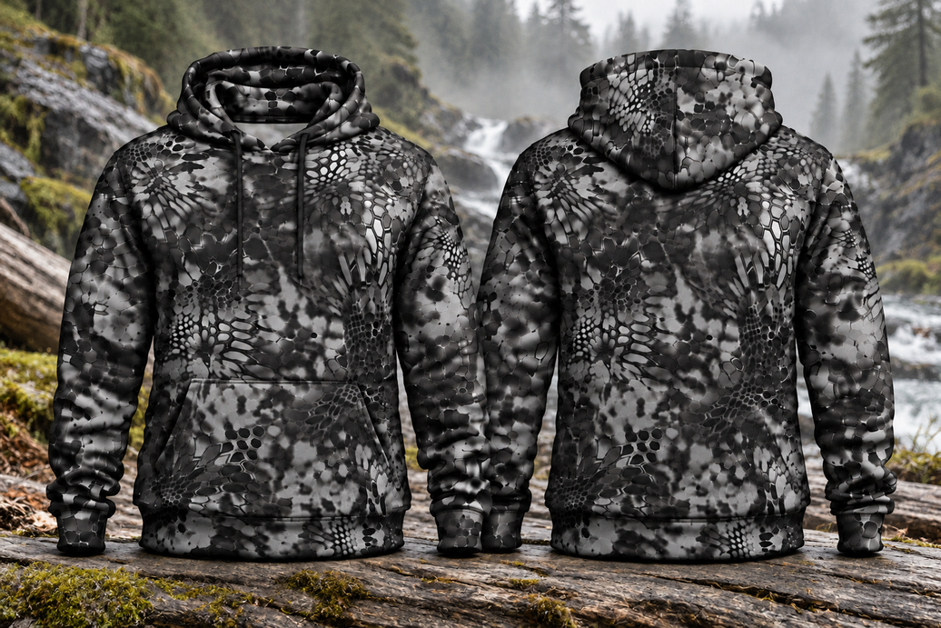 Hat & Hoodie Bundle (Charcoal Camo)