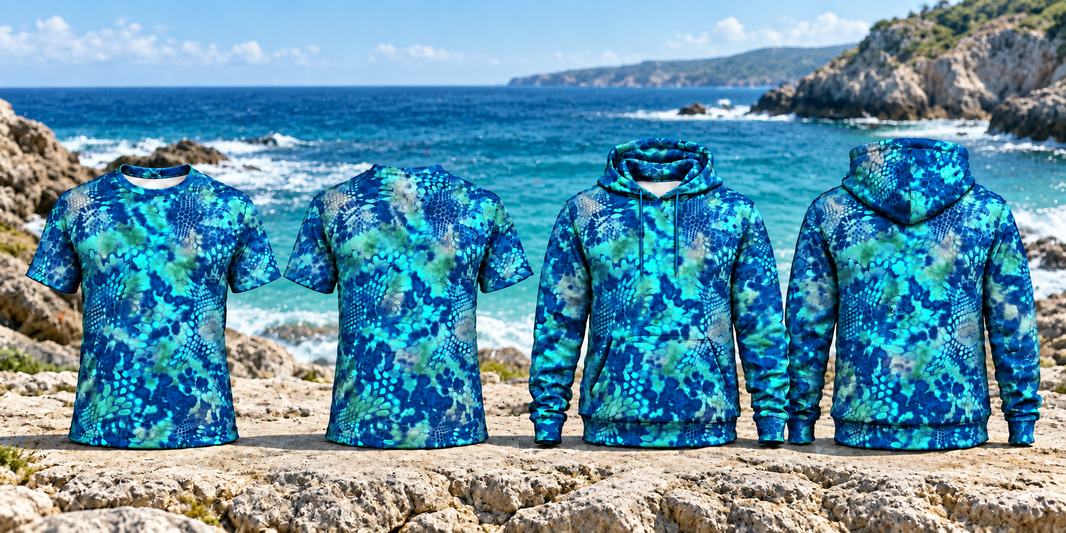 Shirt & Hoodie Combo (Pontus Blue Camo)