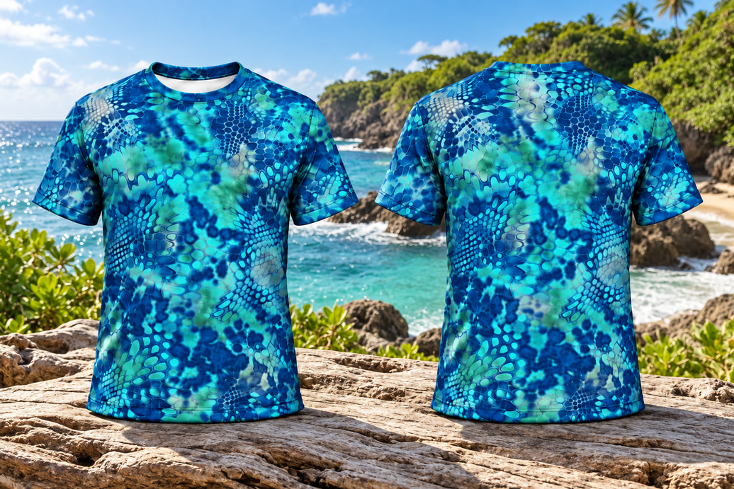 Pro Bundle Hat, Shirt, & Bump Cap Bundle (Pontus Blue Camo)