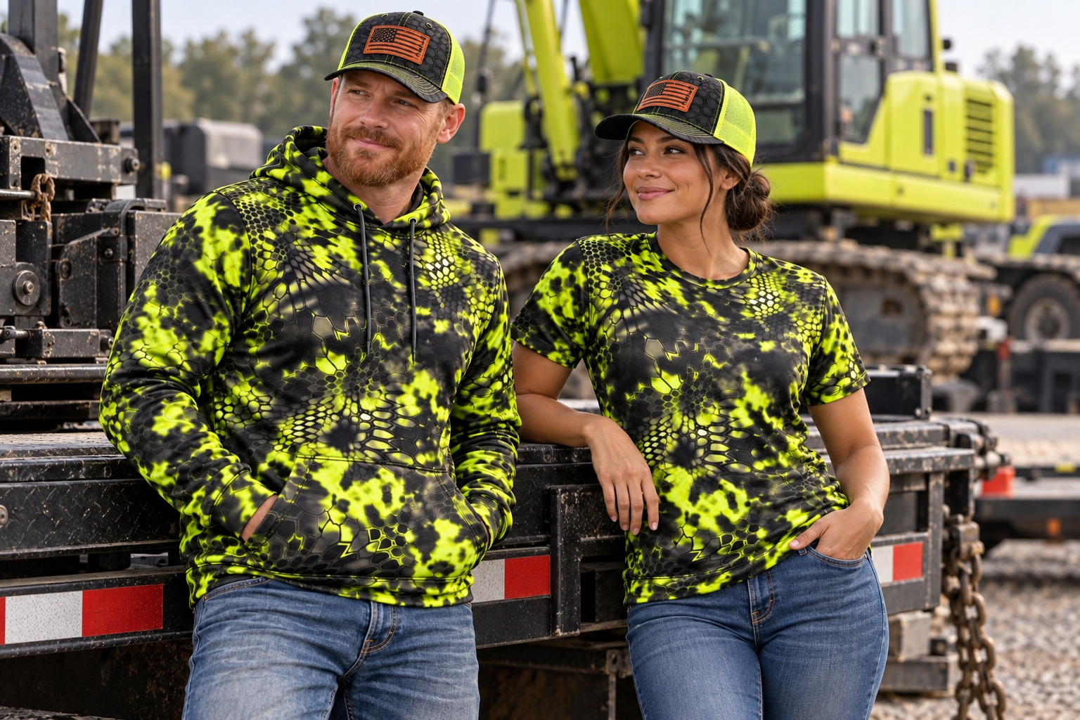 Richardson 112 Kryptek Typhon/ Neon Yellow