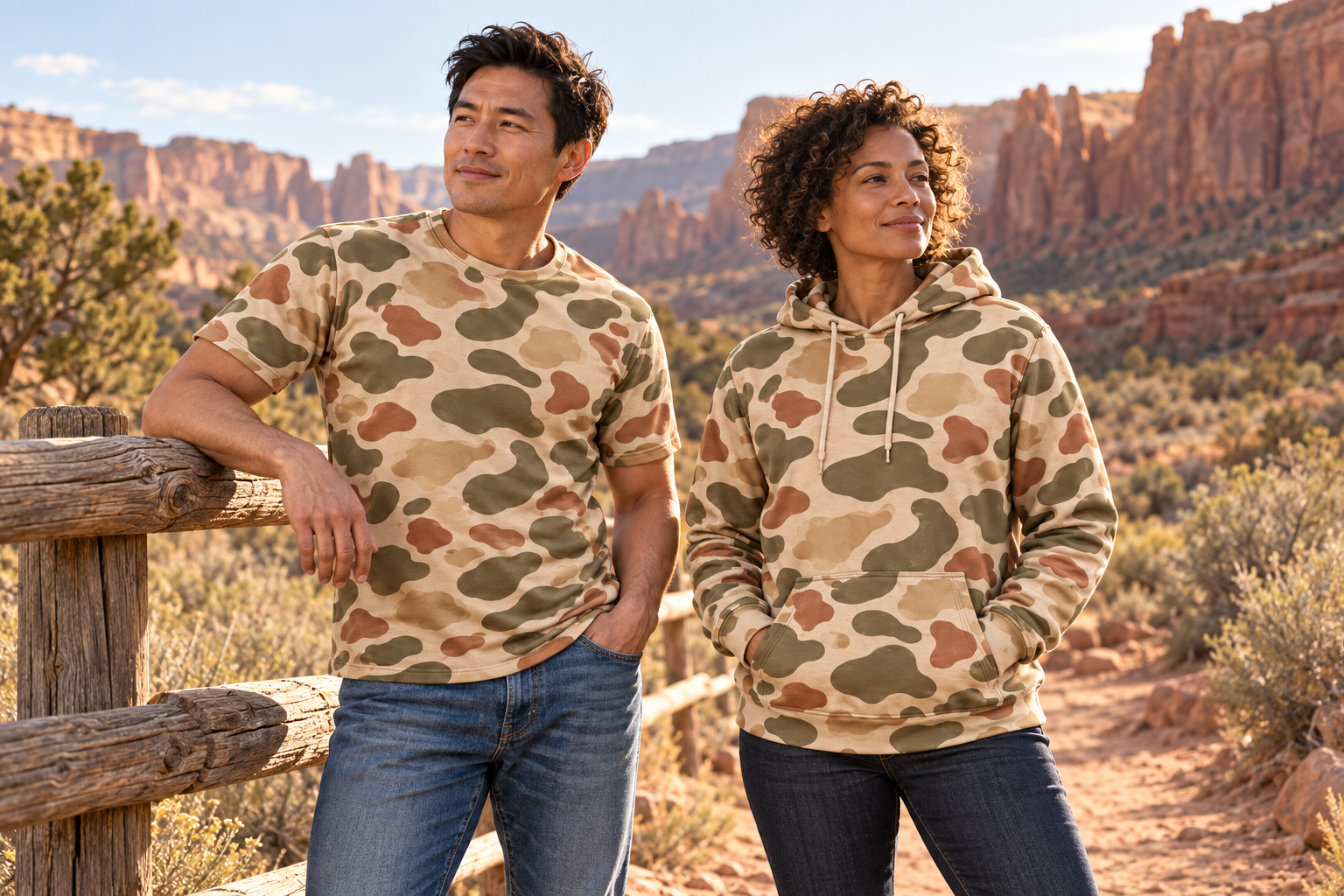 Shirt & Hoodie Combo (Harvest Duck Camo)