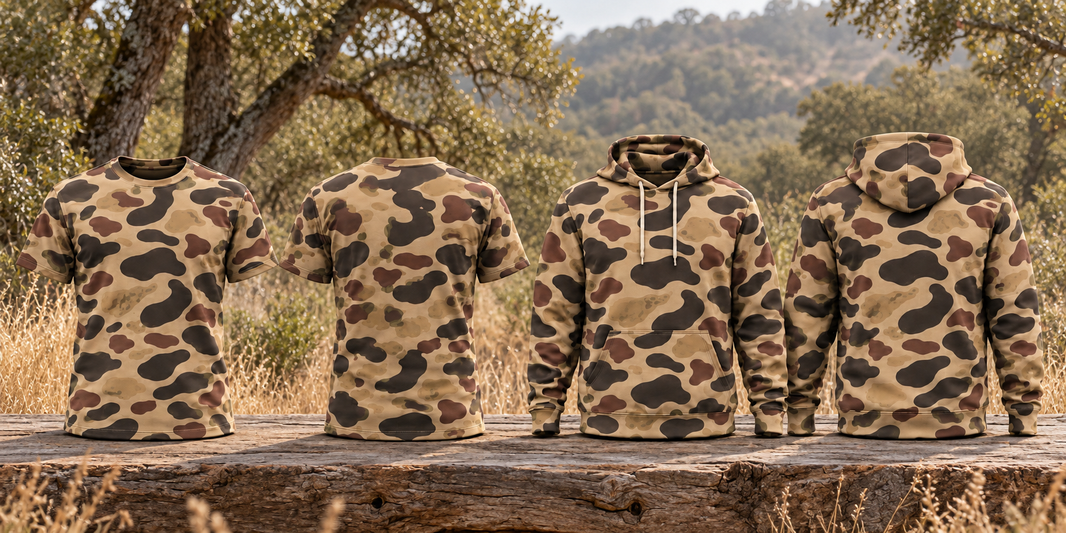 Shirt & Hoodie Combo (Bark Duck Camo)