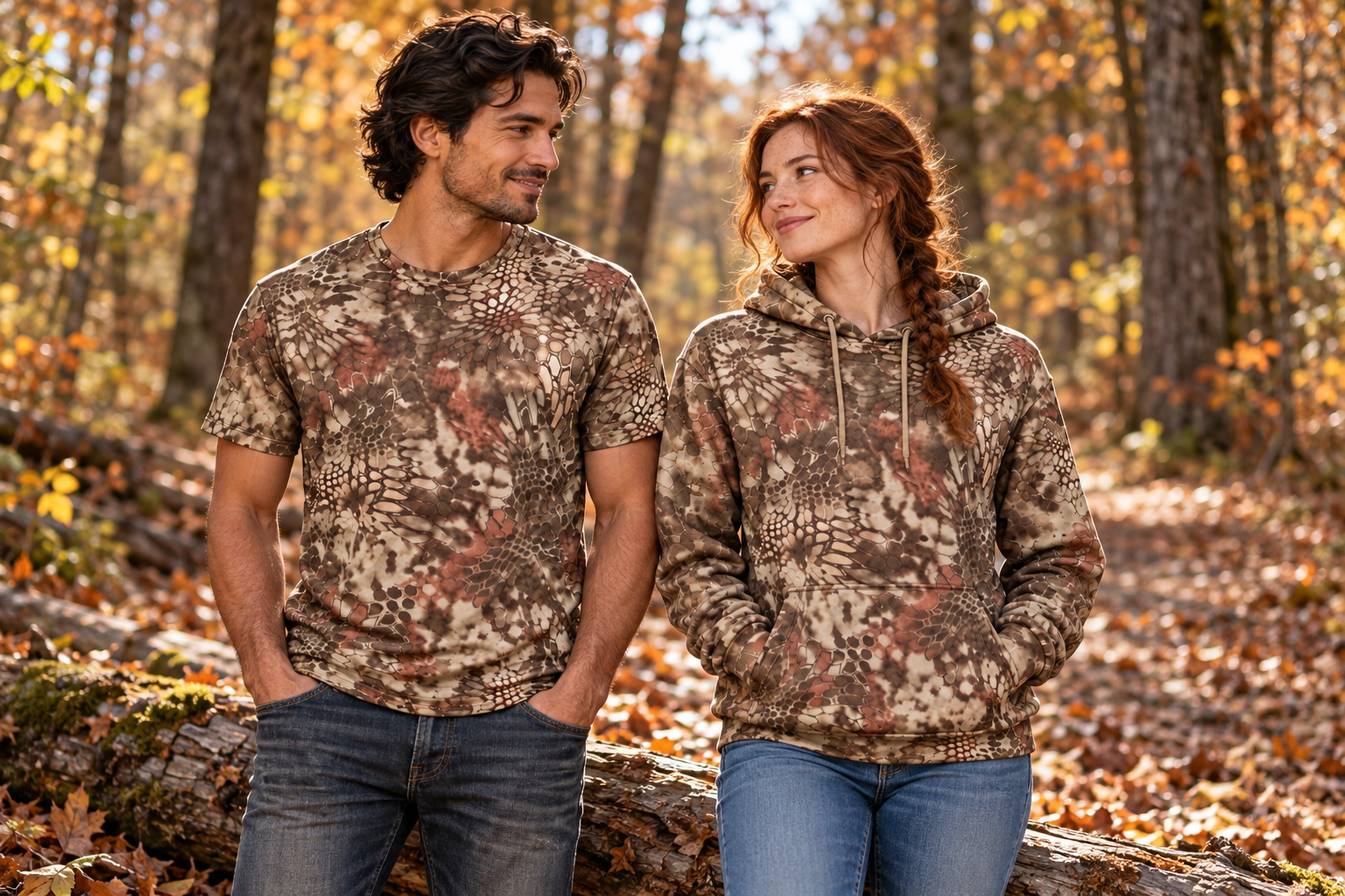 Shirt & Hoodie Combo (Buck Camo)