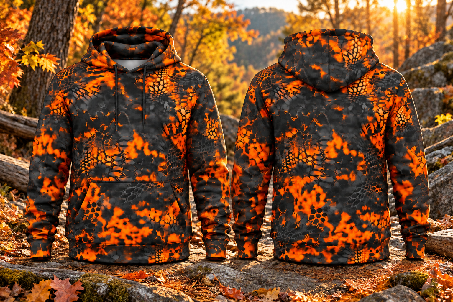 Pro Bundle Hat, Hoodie, & Bump Cap (Volcanic Camo)