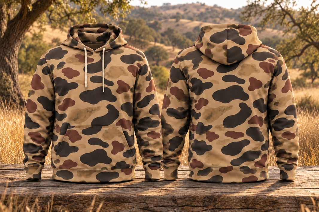 Pro Bundle Hat, Hoodie, & Bump Cap (Bark Duck Camo)