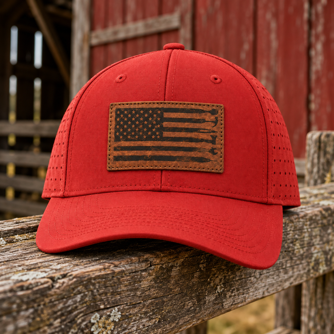 Richardson 632 Laser Performance R Flex Cap Red