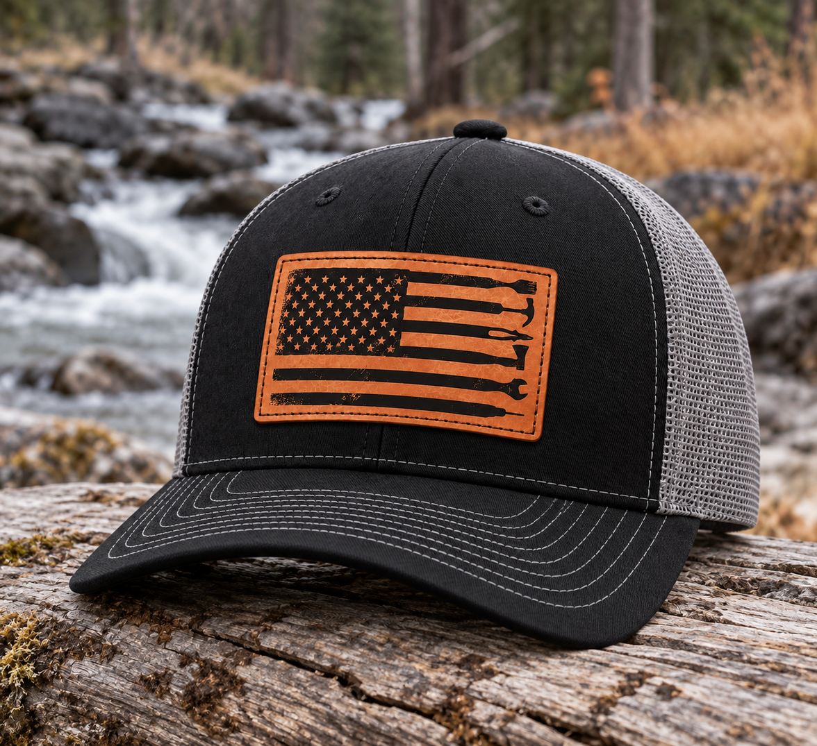 Richardson 112 Black/ Charcoal
