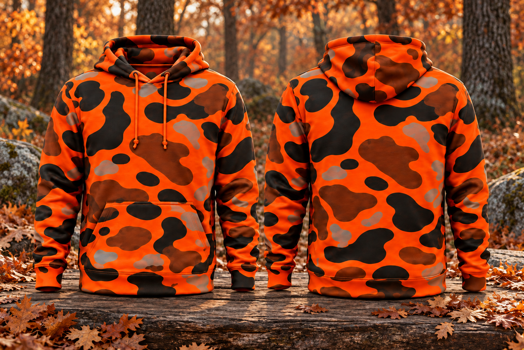 Hat & Hoodie Bundle (Orange Blaze Duck Camo)