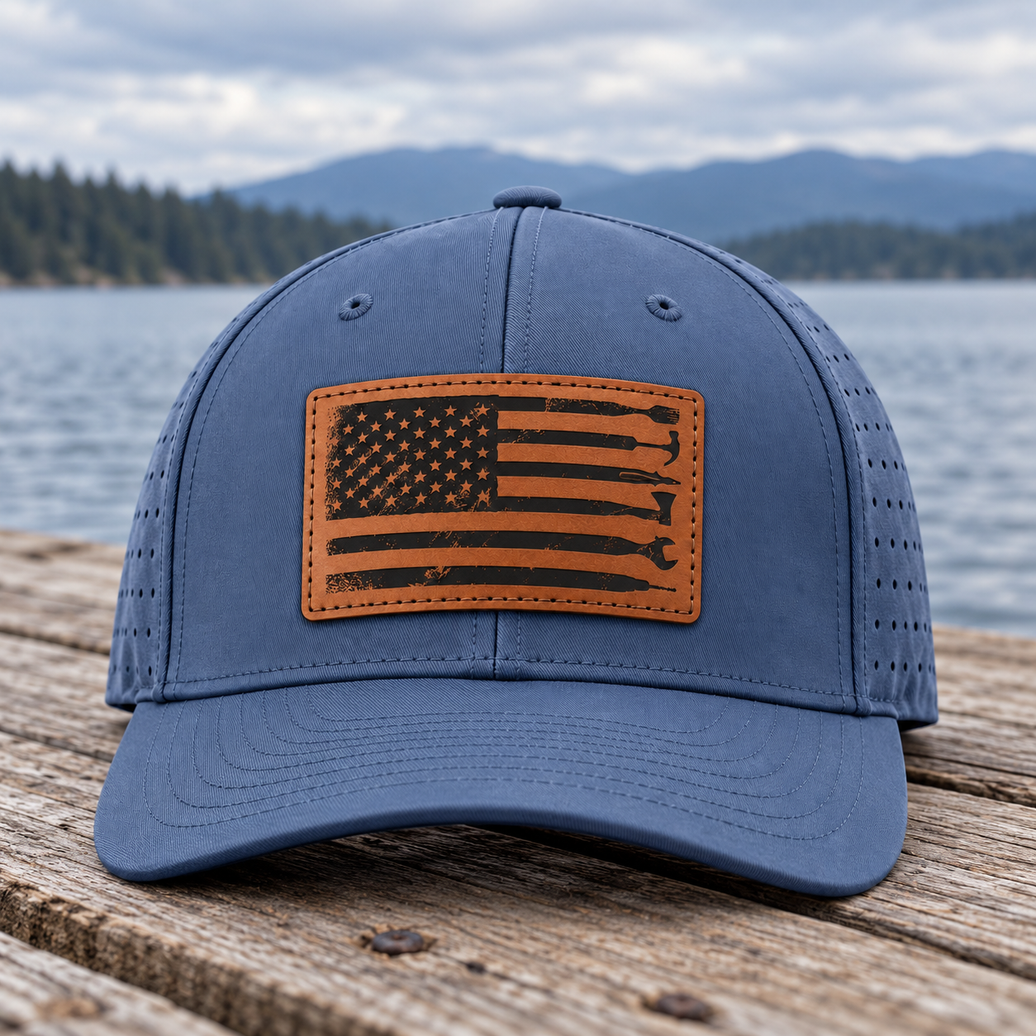 Richardson 632 Laser Performance R Flex Cap Light Blue