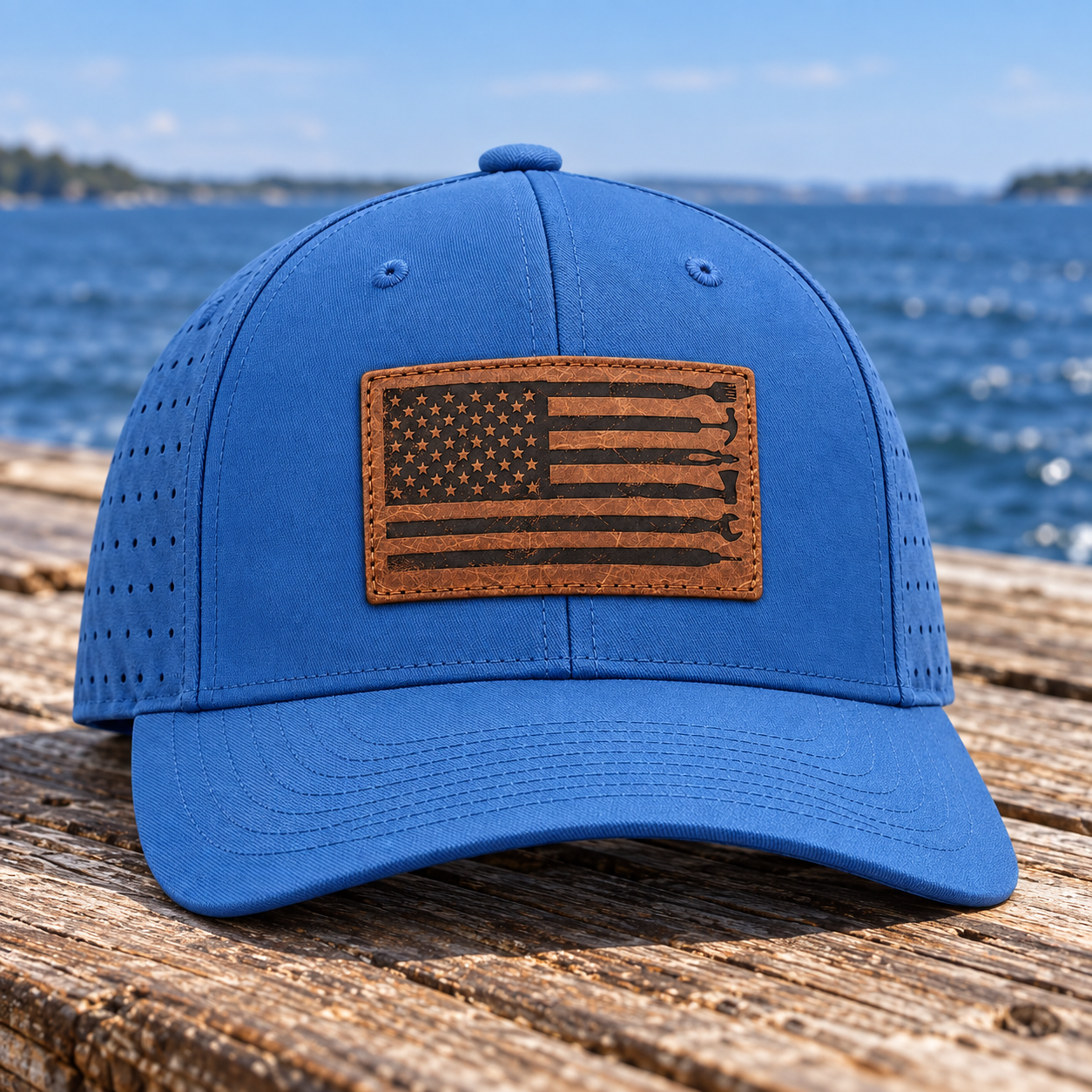 Richardson 632 Laser Performance R Flex Cap Royal Blue