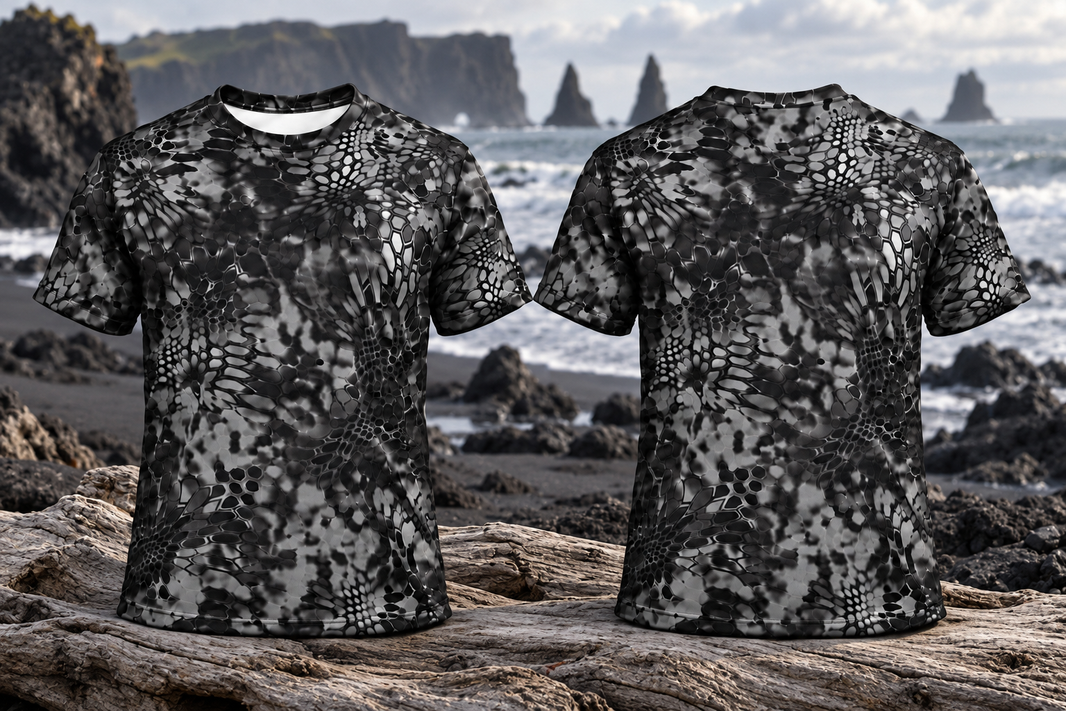 Hat & Shirt Bundle (Charcoal Camo)