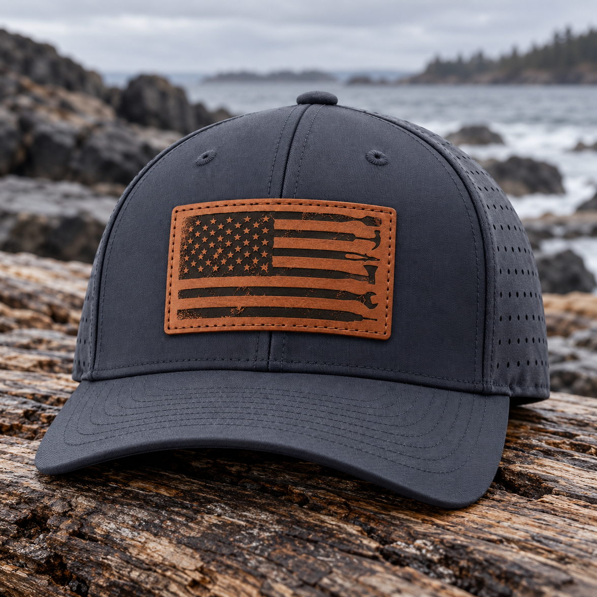 Richardson 632 Laser Performance R Flex Cap Navy